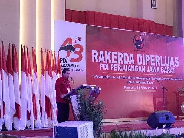 Kader PDI Perjuangan se-Jawa Barat Padati Acara Rakerda Pagi Ini
