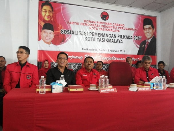 PDIP Jawa Barat Targetkan Budi-Denny di Pilwalkot Tasik