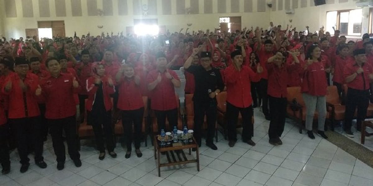 Target Menangkan Jokowi-Ma’ruf 62% di Sukabumi, PDI Perjuangan Minta Kader ‘Door To Door’