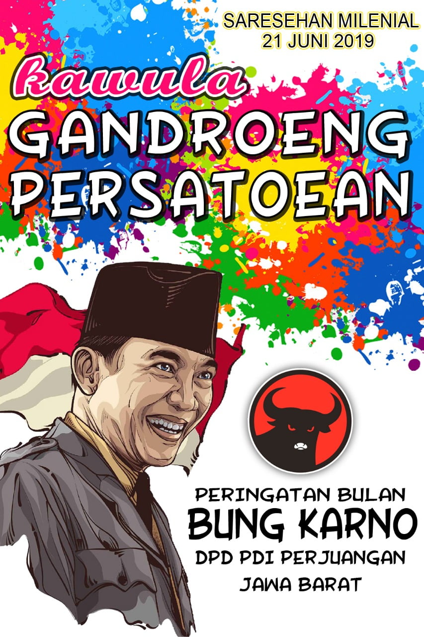Peringati Bulan Bung Karno, PDIP Jabar Gelar Saresehan Bareng Milenial