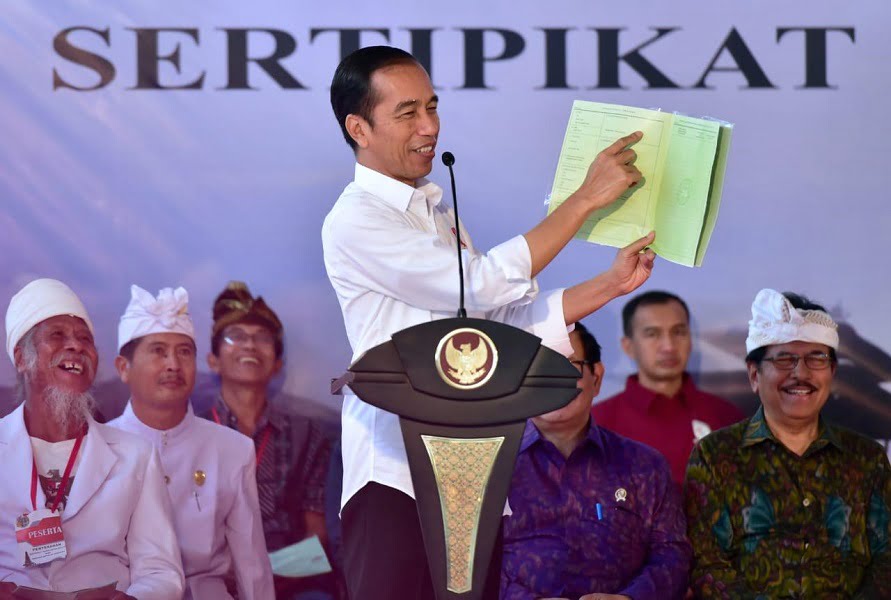 Presiden Jokowi: Bali Provinsi Pertama yang Seluruh Tanahnya Bersertifikat Tahun Ini