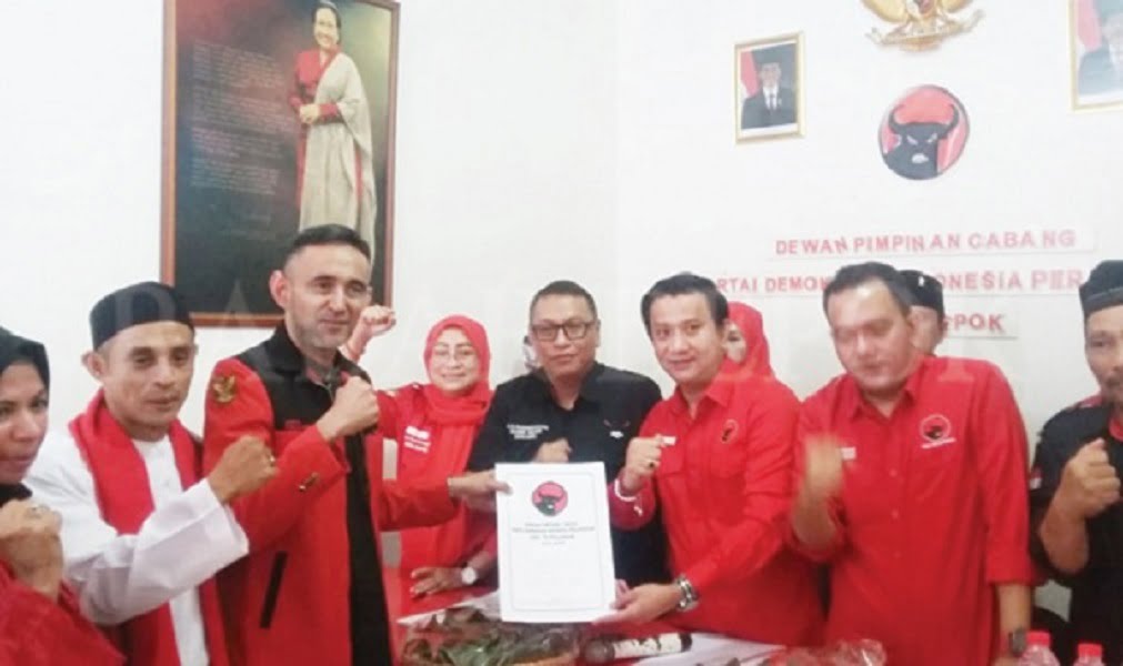 PDI Perjuangan Cilodong Sambut Habib Riza Menuju Pilkada