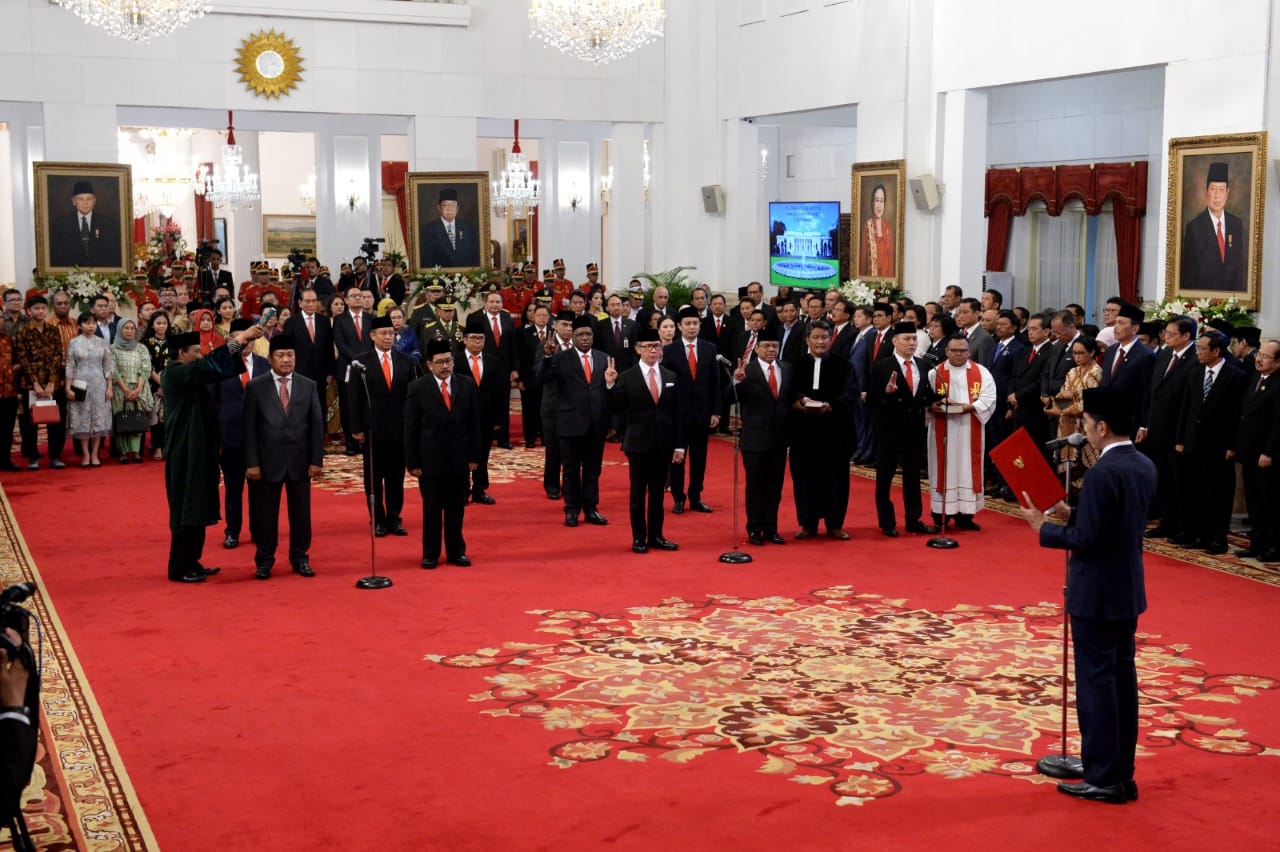 Presiden Jokowi Kenalkan Para Wamen sebelum Dilantik