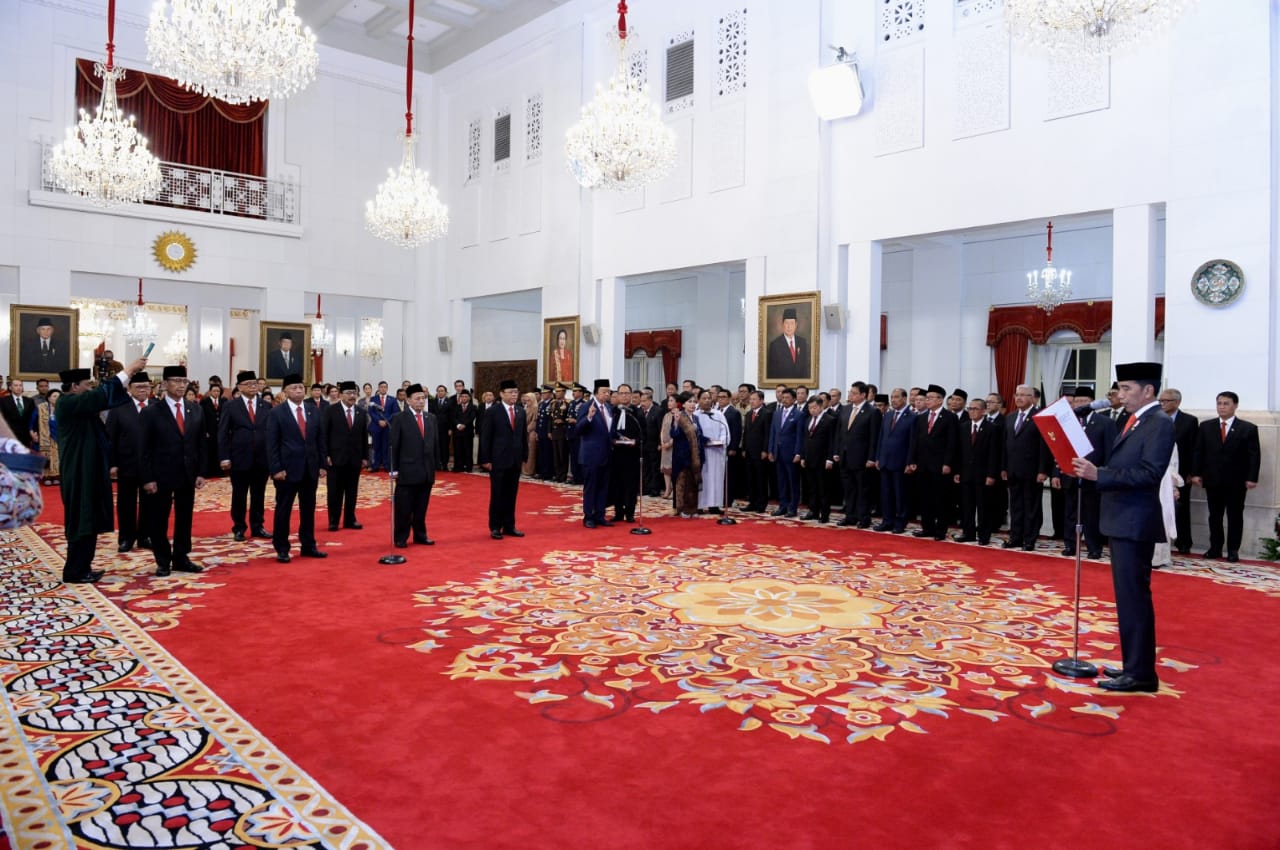 Presiden Jokowi Lantik Anggota Wantimpres 2019-2024