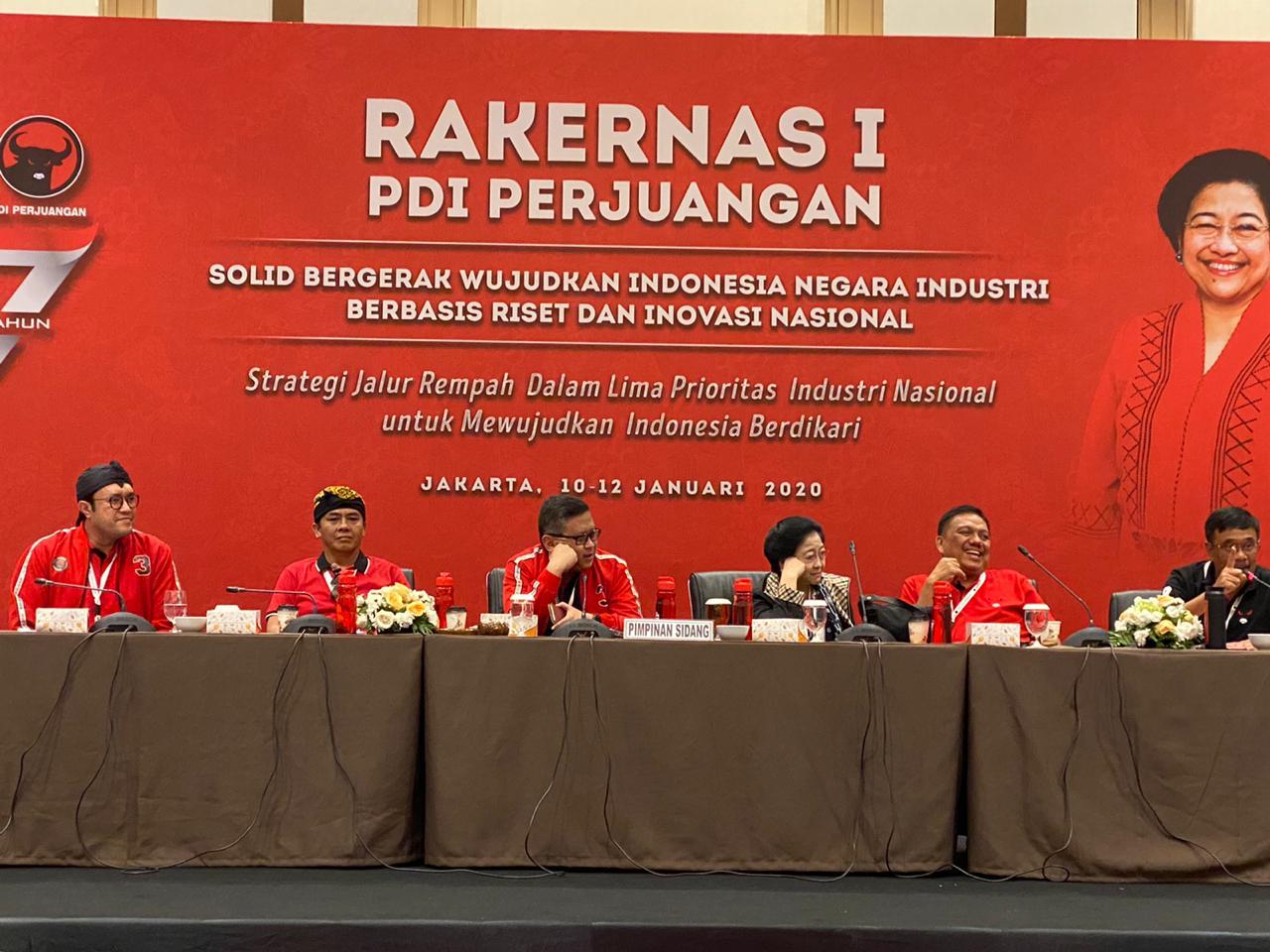Hadir di Rakernas, Ketum Megawati Tertawa Lepas Simak Pertanyaan Peserta