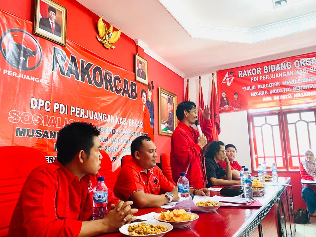 PDI Perjuangan Kabupaten Bekasi Gelar Rakorcab