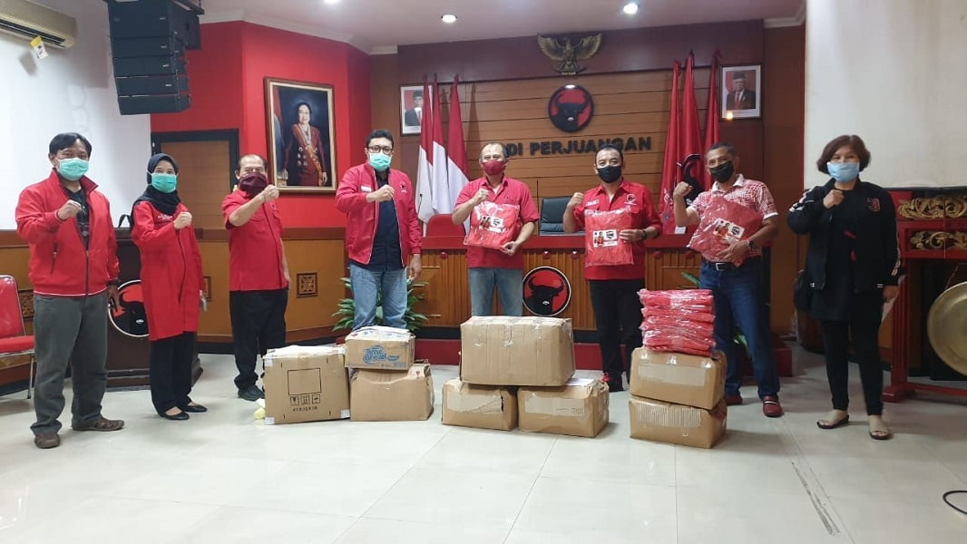 Masyarakat Terdampak Covid-19 Bisa Dapat Nasi Bungkus Dari PDI Perjuangan