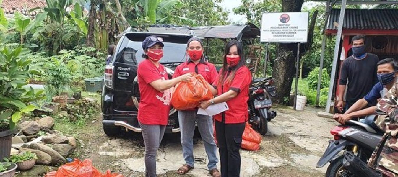 Estapet, Bantuan PDI Perjuangan Untuk Pengurus Sentuh Masyarakat