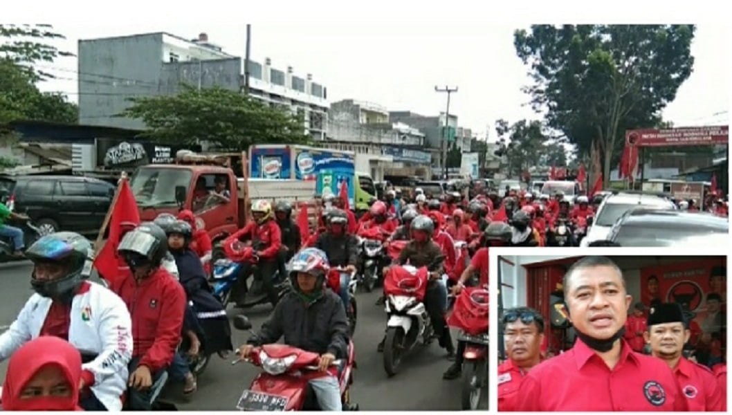 DPC PDI Perjuangan Kota Tasikmalaya Lapor ke Polres, Terkait Pembakaran Bendera PDI Perjuangan