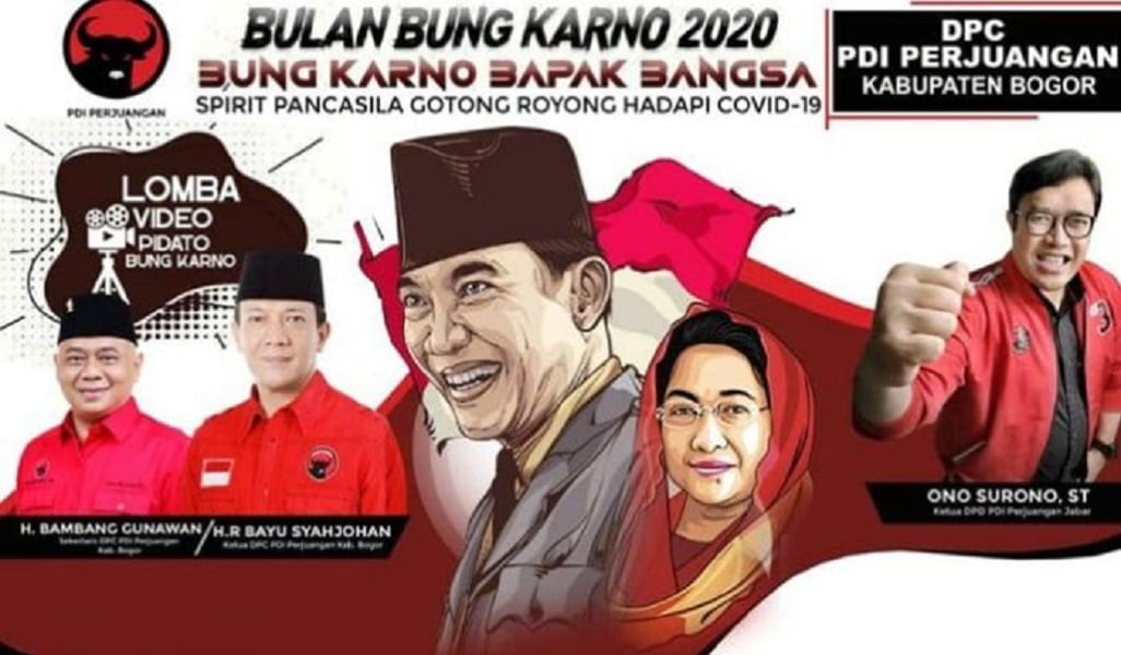 PDI Perjuangan Kabupaten Bogor Gelar Lomba Pidato, Ini Syaratnya