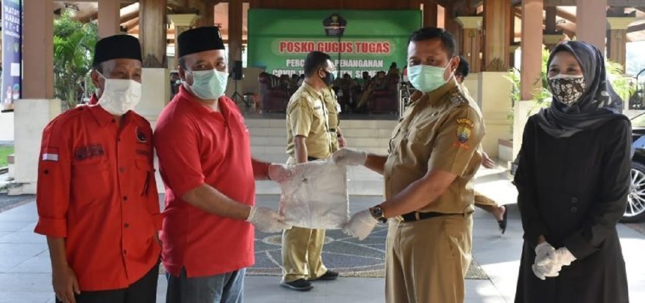 Bang Ara Kembali Sumbang APD, Sumedang Selangkah Lagi Menuju Zona Hijau