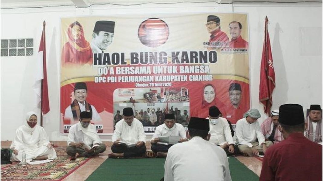 Haol Bung Karno di Cianjur, Doa Bersama Perangi Covid-19, Tangkal Hoaks dan Fitnah Jelang Pilkada
