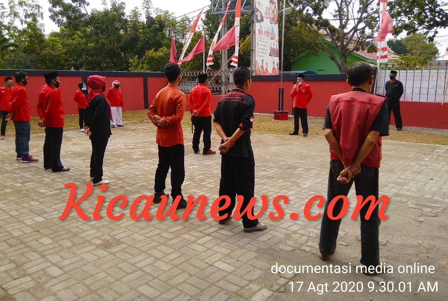 DPC PDI Perjuangan Indramayu Sambut HUT Kemerdekaan RI ke 75