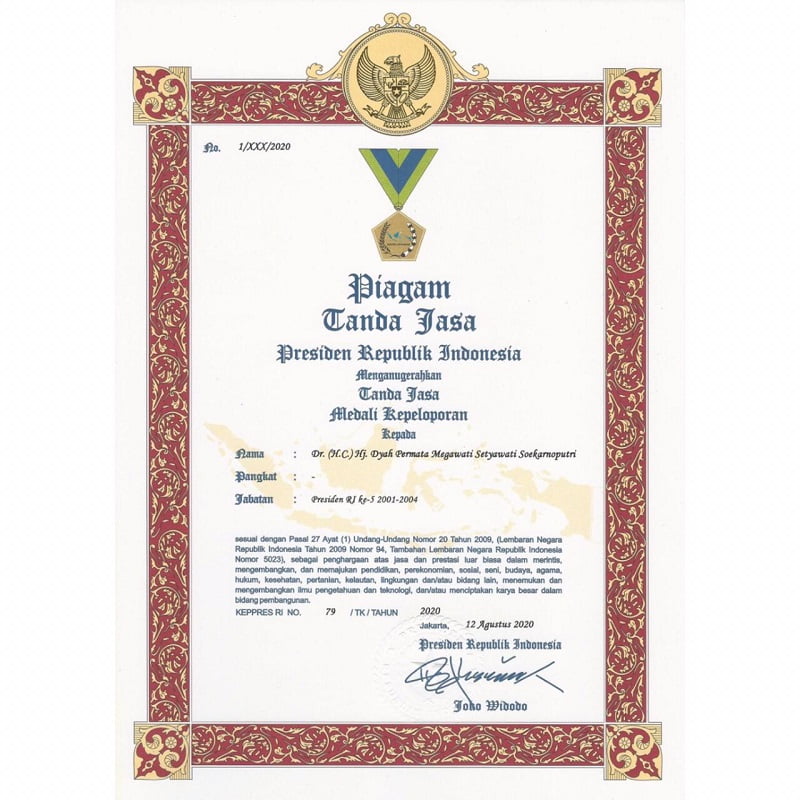 PDI Perjuangan: Selamat Atas Gelar Kepeloporan Megawati Soekarnoputri