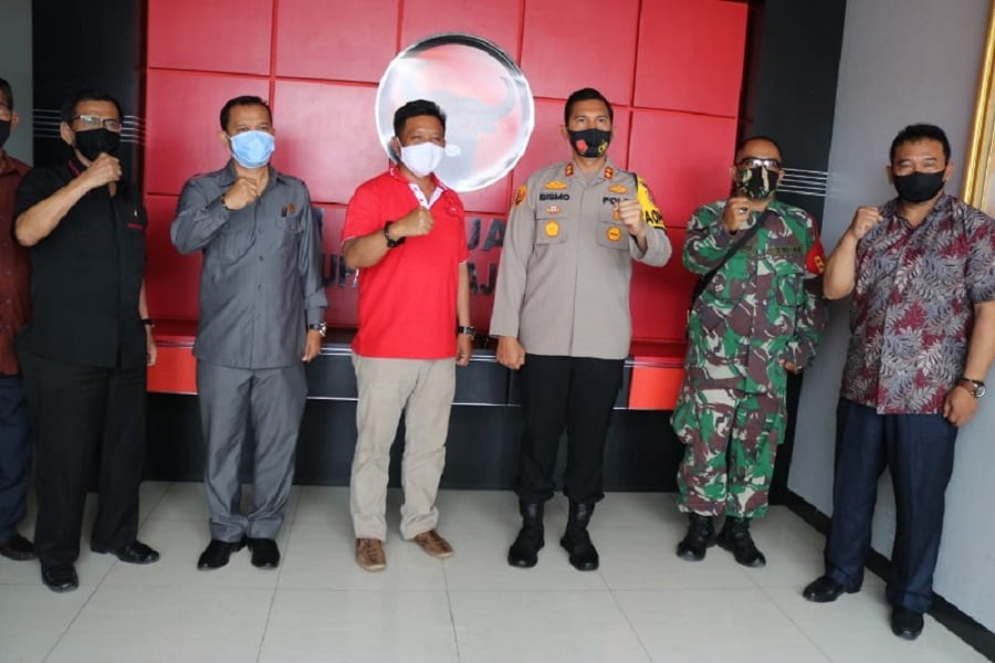 Kapolres Majalengka Gelar Silaturahmi Dengan Pengurus DPC PDI Perjuangan Kabupaten Majalengka