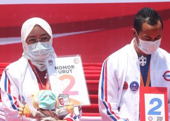Pilbup Bandung, Pasangan Dahsyat Yena Atep Mendapat Nomor Urut 2