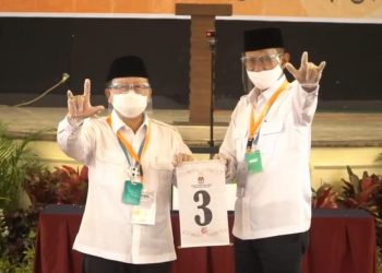 Dapat Nomor Urut 3 di Pilbup Cianjur, Pasangan BHS-M Diusung 5 Parpol dan Ratusan Pimpinan Ponpes