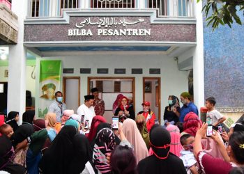 Hari Santri 2020, Cabup Nomor 4 Nina Kunjungi Pesantren