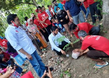 Ono dan Lucky, Tanam Pohon Sengon Untuk Masyarakat Indramayu