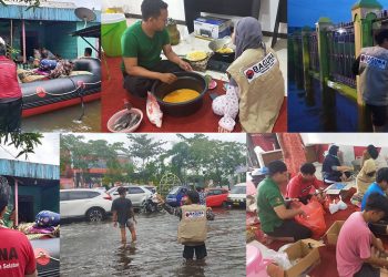 BAGUNA Kalsel Turun Langsung Bantu Korban Banjir dan Buka Dapur Umum
