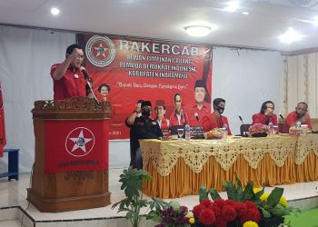 Hadiri Rakercab Pemuda Demokrat, Ono Surono Tegaskan 5 Mantap dan 5 Disiplin PDI Perjuangan