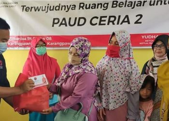 DPC PDI Perjuangan Garut dan Para Guru Adakan Syukuran Terwujudnya Ruang PAUD Ceria 2
