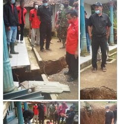 Wakil Ketua DPRD, H Yudi Suryadikrama SH Dorong Pemda Segera Relokasi Pengungsi Korban Pergerakan Tanah di Nyalindung
