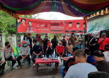 Dihadiri Bupati Indramayu Terpilih, Kader PDI Perjuangan Tanam Ribuan Pohon