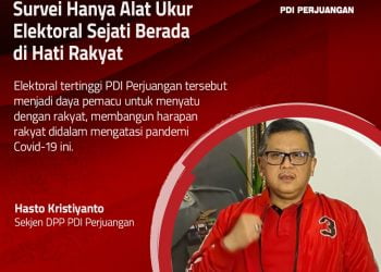 Elektoral PDI Perjuangan Tinggi, Sekjen PDI Perjuangan Meminta Kader Tetap Bekerja Keras untuk Rakyat
