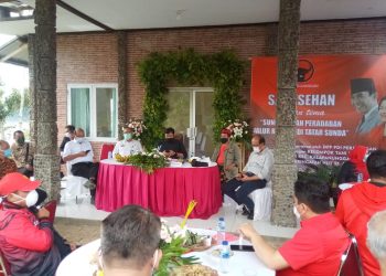 PDI Perjuangan Gelar Saresehan, Kerjasama dengan Poktan Sangga Buana di Desa Pulosari