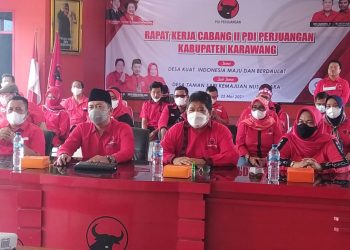Gelar Rakercab II PDI Perjuangan Karawang, Kang Pipik: Perkuat Pondasi Menangkan Pemilu 2024