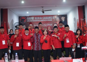 Hadir di Rakercab PDI Perjuangan, H Ruhimat Ajak Sukseskan Program Ketahanan Pangan dan Subang Jawara
