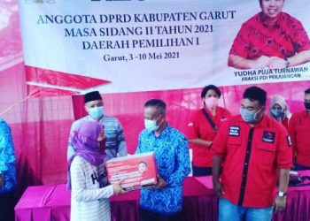 Reses Pertama Yudha Puja Turnawan Temui Konstituen Korban Longsor Cilawu