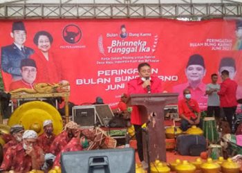 DPC PDI Perjuangan Kabupaten Sukabumi Gelar Peringatan Bulan Bung Karno 2021 di Kecamatan Pabuaran