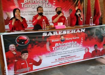 DPC PDI Perjuangan Kabupaten Cirebon Selenggarakan Saresehan Bulan Bung Karno