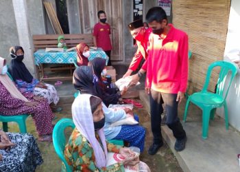 PDI Perjuangan Kota Banjar Berikan Bantuan Bagi Masyarakat Terdampak