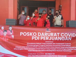 DPC PDI Perjuangan Kabupaten Sukabumi Dirikan Posko Darurat Covid-19 Serta Rencanakan Aksi Sosial