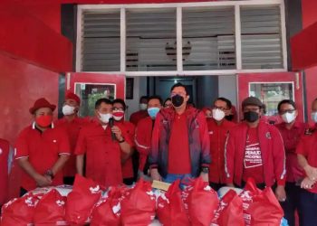 PDI Perjuangan Kabupaten Indramayu Resmikan Posko Darurat Covid-19