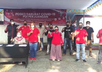 Posko Darurat Covid-19 PDI Perjuangan Kota Sukabumi, Siap Bantu Warga Terdampak dan Pasien