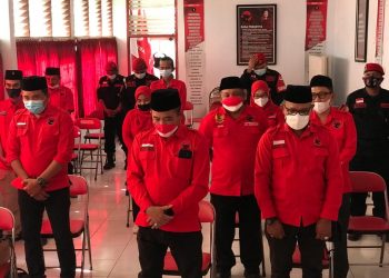 DPC PDI Perjuangan Indramayu, Ikuti Upacara Peringatan HUT Kemerdekaan RI Secara Virtual