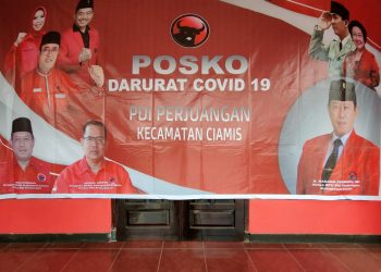 PAC PDI Perjuangan Kecamatan Ciamis Mendirikan Posko Darurat Covid-19