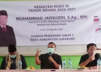 Reses lll Tahun Sidang 2021, M Jaenudin Serap Aspirasi Warga Cibunar Jaya Ciambar