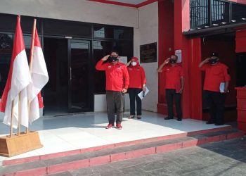 DPC PDI Perjuangan Kabupaten Purwakarta Gelar Upacara Peringati HUT RI ke-76