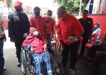 Mantap! PDI Perjuangan Kabupaten Kuningan Gelar Vaksinasi Massal