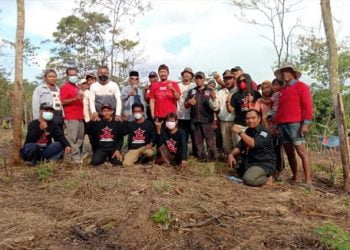 REPDEM Karawang Tanam Bibit Kacang Kedelai di Telukjambe