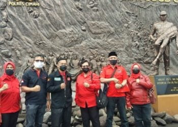 Beredarnya Berita Hoax, DPC PDI Perjuangan Kota Cimahi Lapor Ke Polres