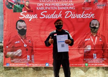 Gebyar Vaksinasi DPC PDI Perjuangan Kabupaten Bandung