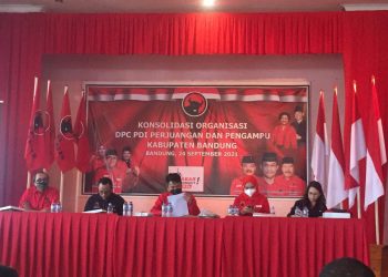 Optimalkan Peran Pengurus Partai, PDI Perjuangan Kab. Bandung Gelar Konsolidasi