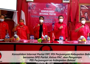 PDI Perjuangan Kabupaten Bekasi Panaskan Mesin Partai Melalui Program Pengampu