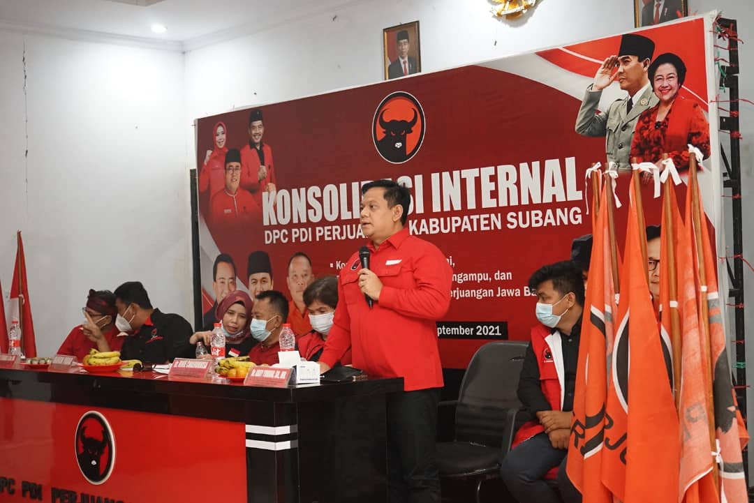 Pdi Perjuangan Subang Gelar Konsolidasi Struktural Jelang Pemilu 2024